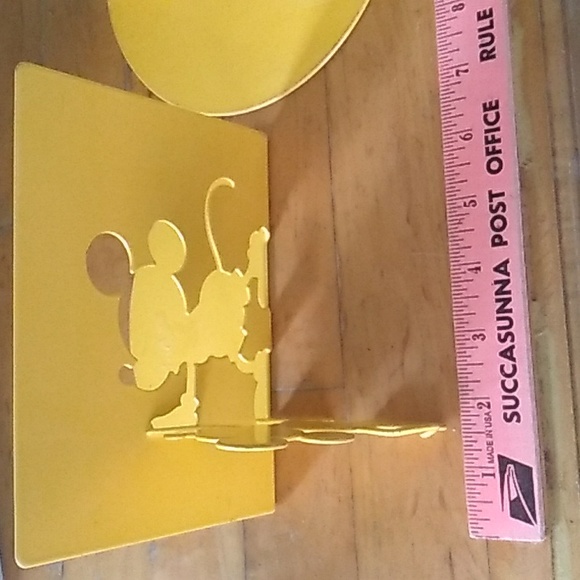 πͺ DISNEY MICHAEL GRAVES MICKEY MOUSE METAL BOOK ENDS - Picture 6 of 16